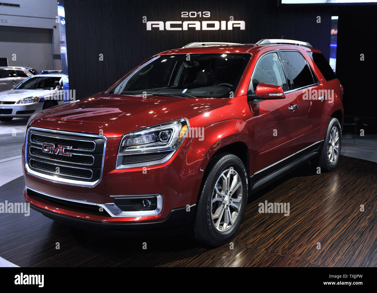 The 2013 GMC Arcadia is shown during the Chicago Auto Show at McCormick