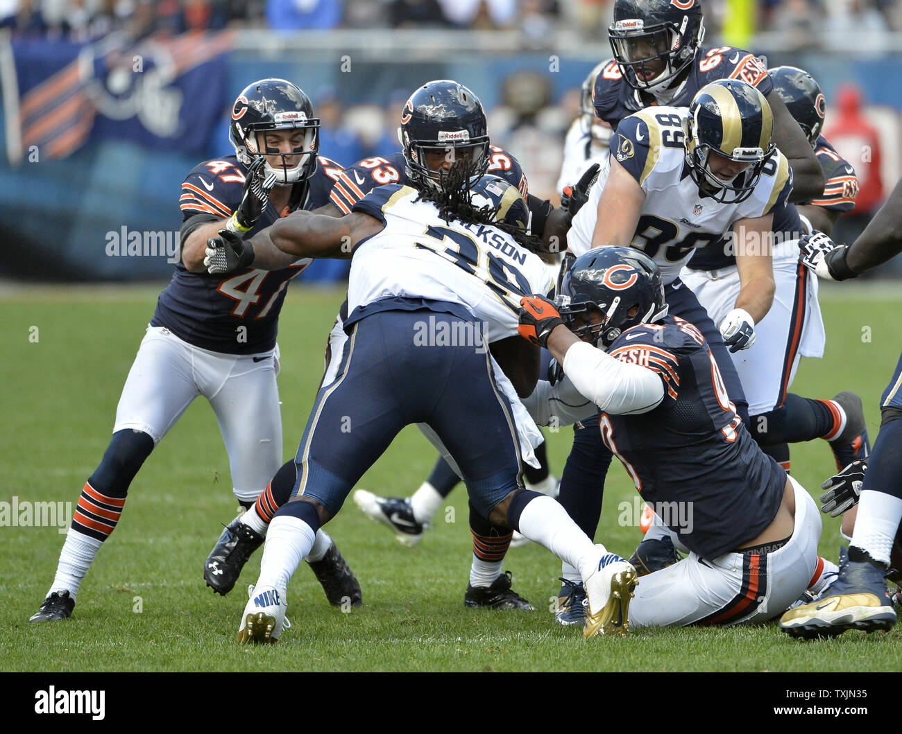 Chicago bears linebacker nick roach hi-res stock photography and images -  Alamy