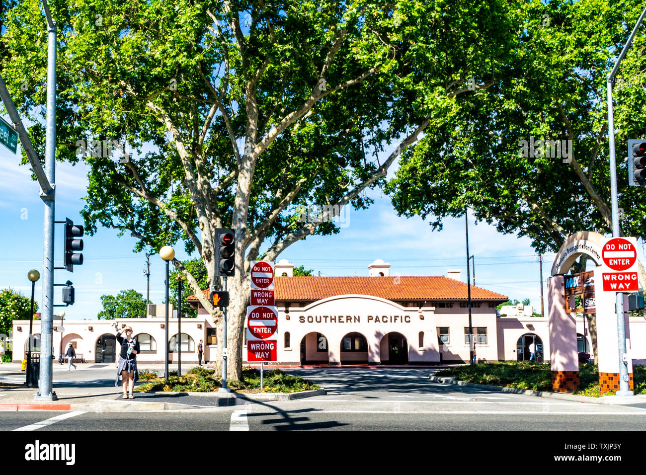 Southern pacific railroad station hires stock photography and images