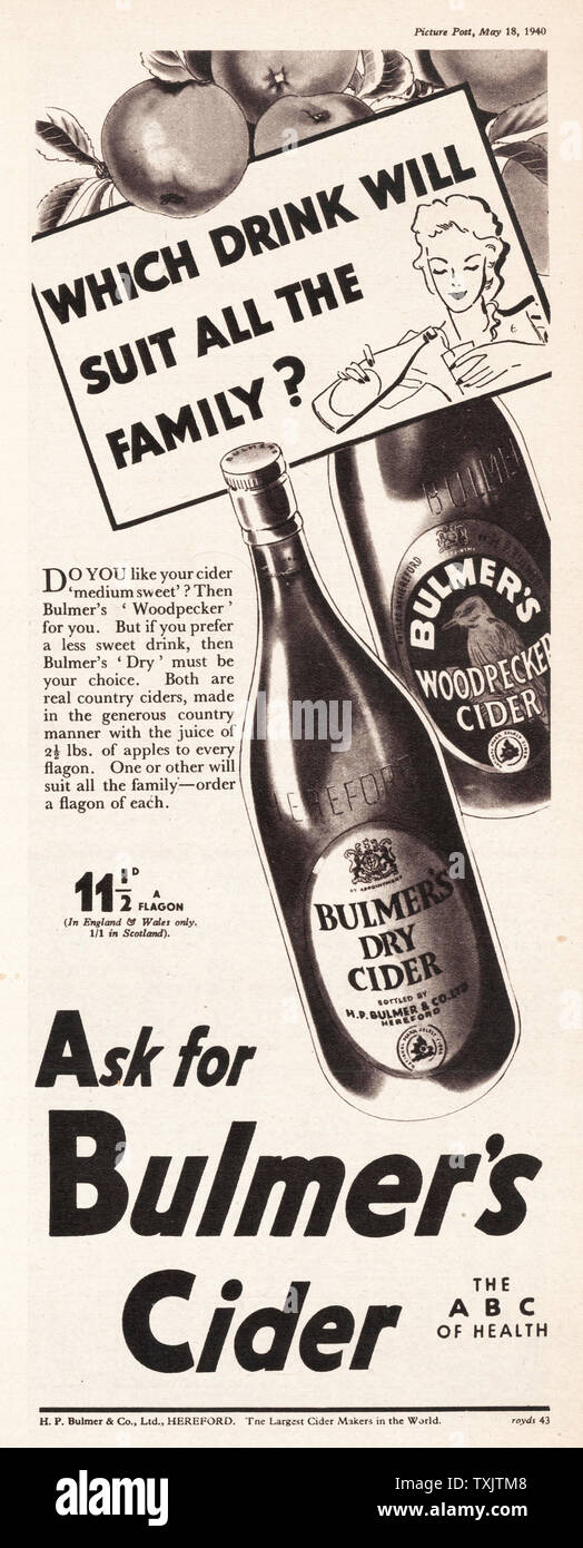 Bulmers hires stock photography and images Alamy