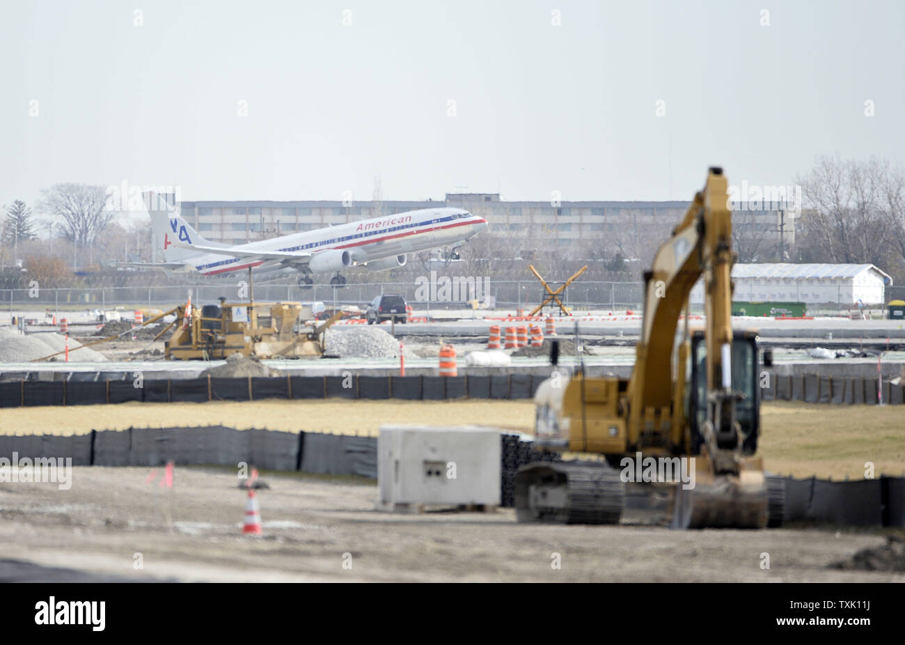 Construction work continues on the ongoing modernization program at O