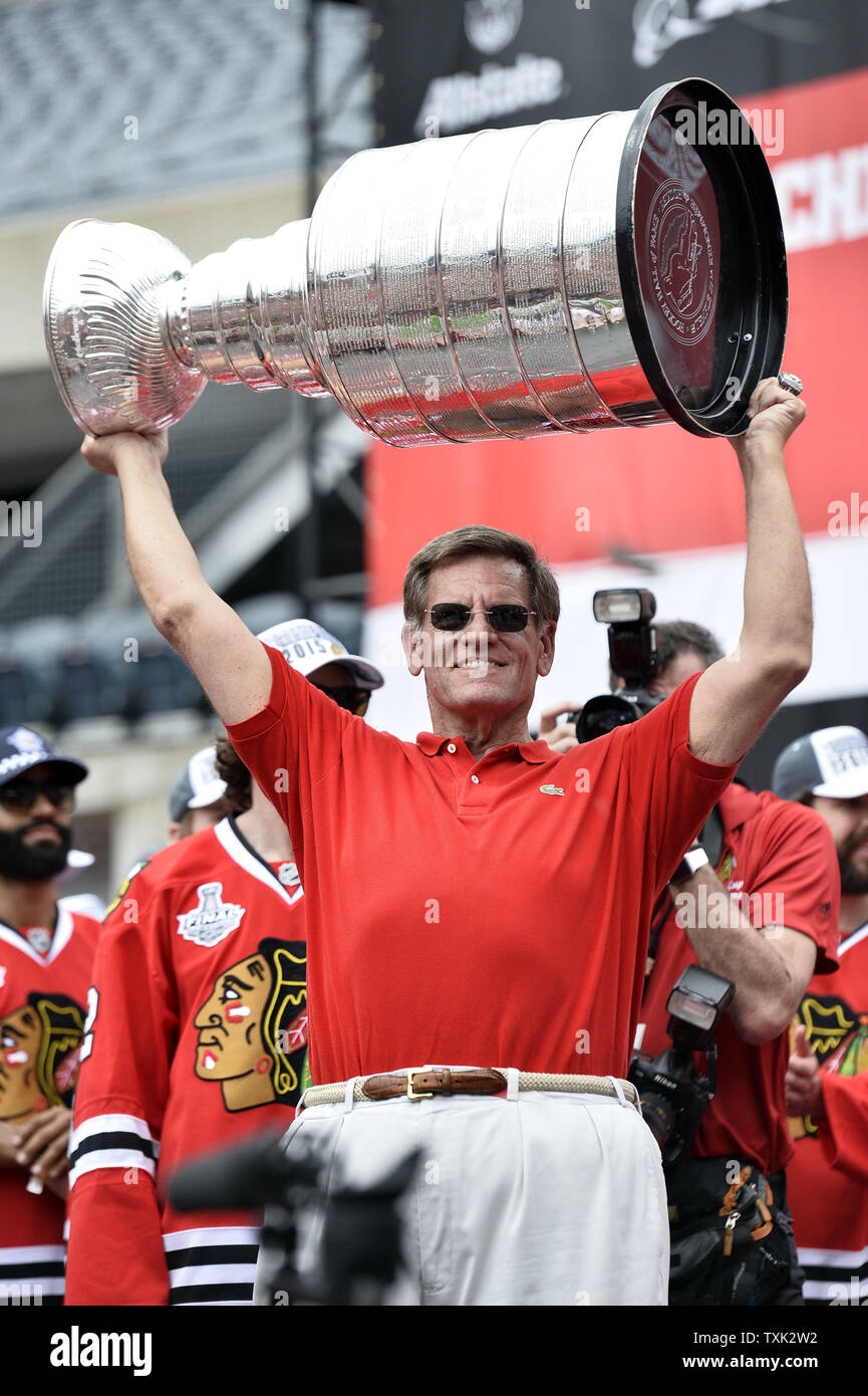 Mikhail Sergachev hoists the Stanley Cup on stage during a championship  celebration at Raymond James Stadium on Sept. 30. (Photo by Dirk  Shadd/Tampa Bay Times/TNS/Sipa USA Stock Photo - Alamy