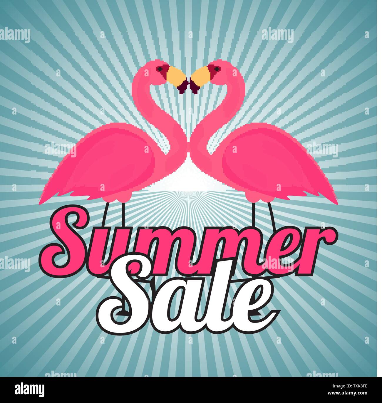 Abstract Summer Sale Background. Vector Illustration Stock Vector Image ...