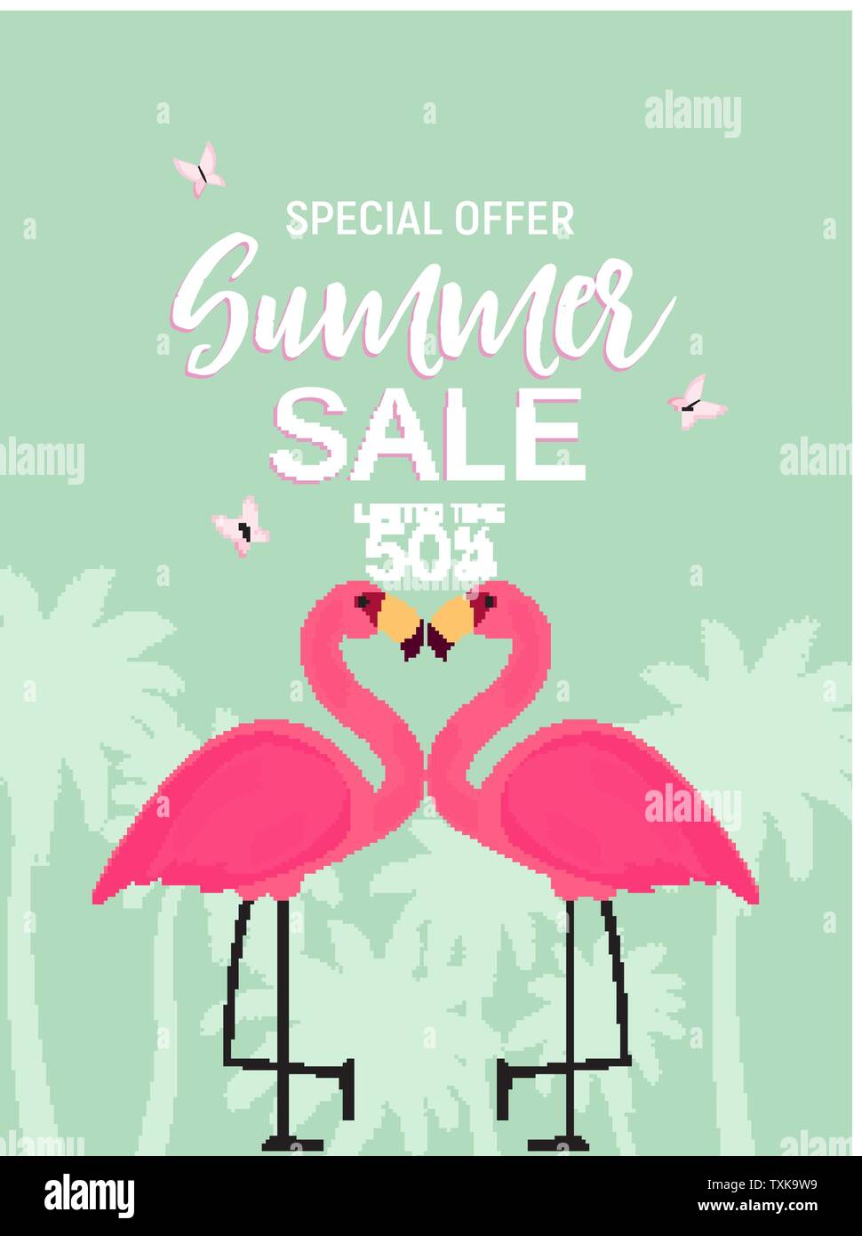 Abstract Summer Sale Background. Vector Illustration Stock Vector Image ...