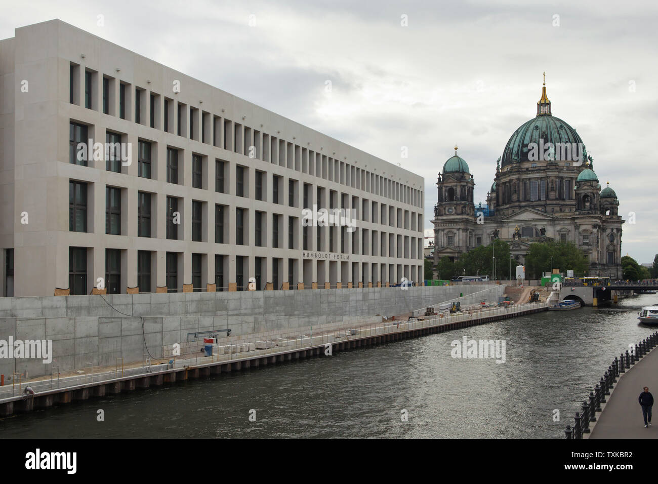 Humboldt Forum And The Berliner Dom Berlin Cathedral On The Spree River In Berlin Germany Stock Photo Alamy