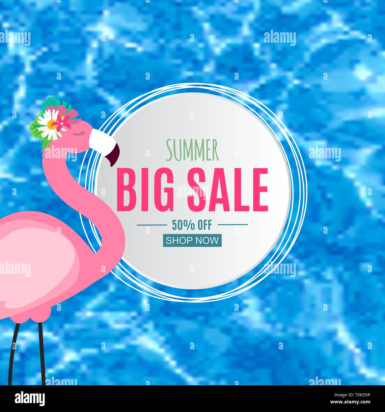 Abstract Summer Sale Background. Vector Illustration Stock Vector Image ...