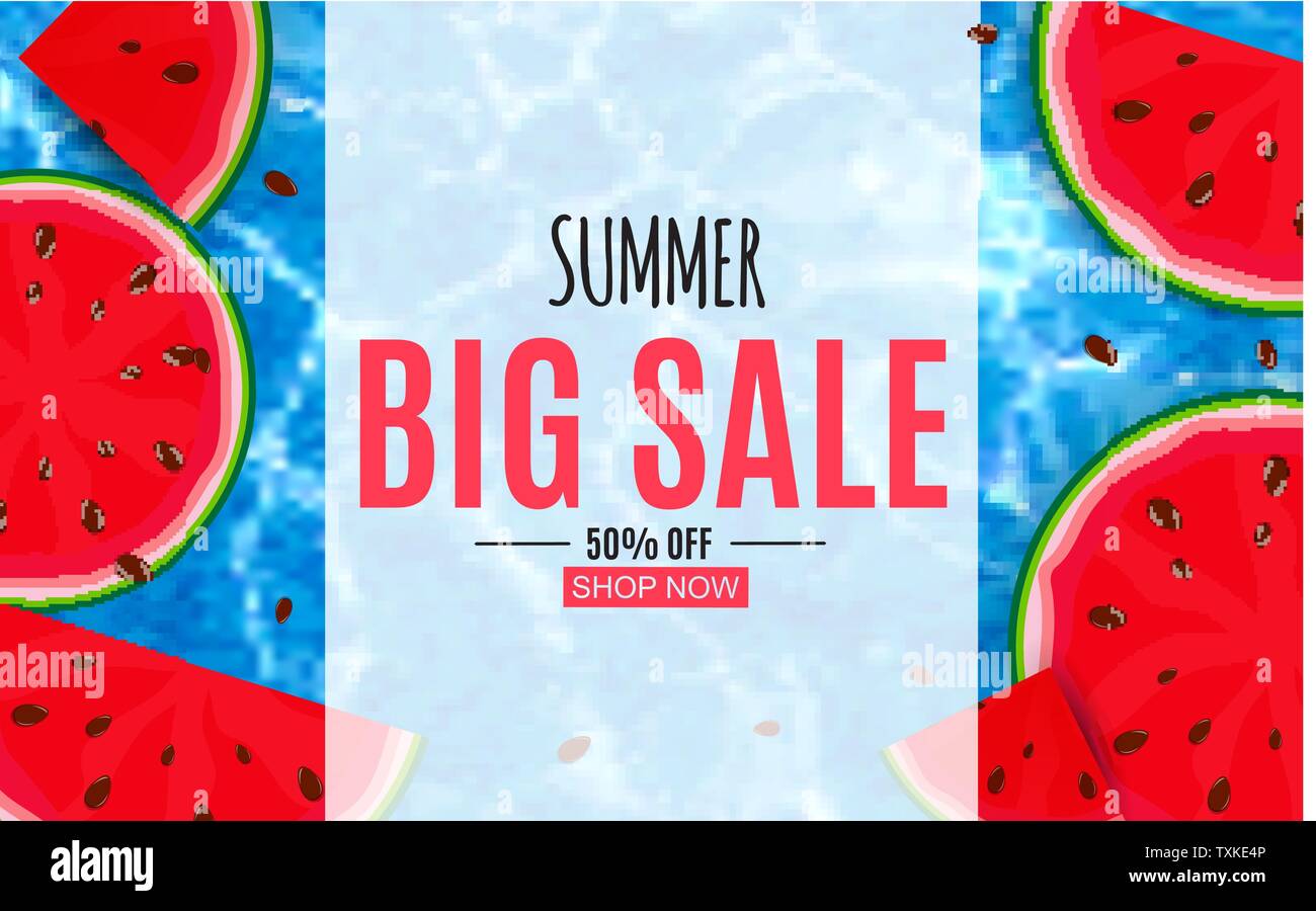 Abstract Summer Sale Background. Vector Illustration Stock Vector Image ...