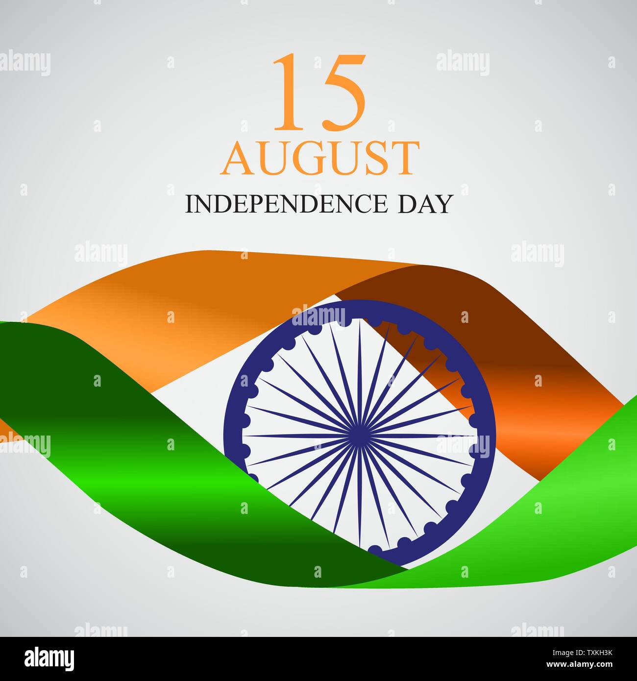 15th August India Independence Day celebration background. Vector ...