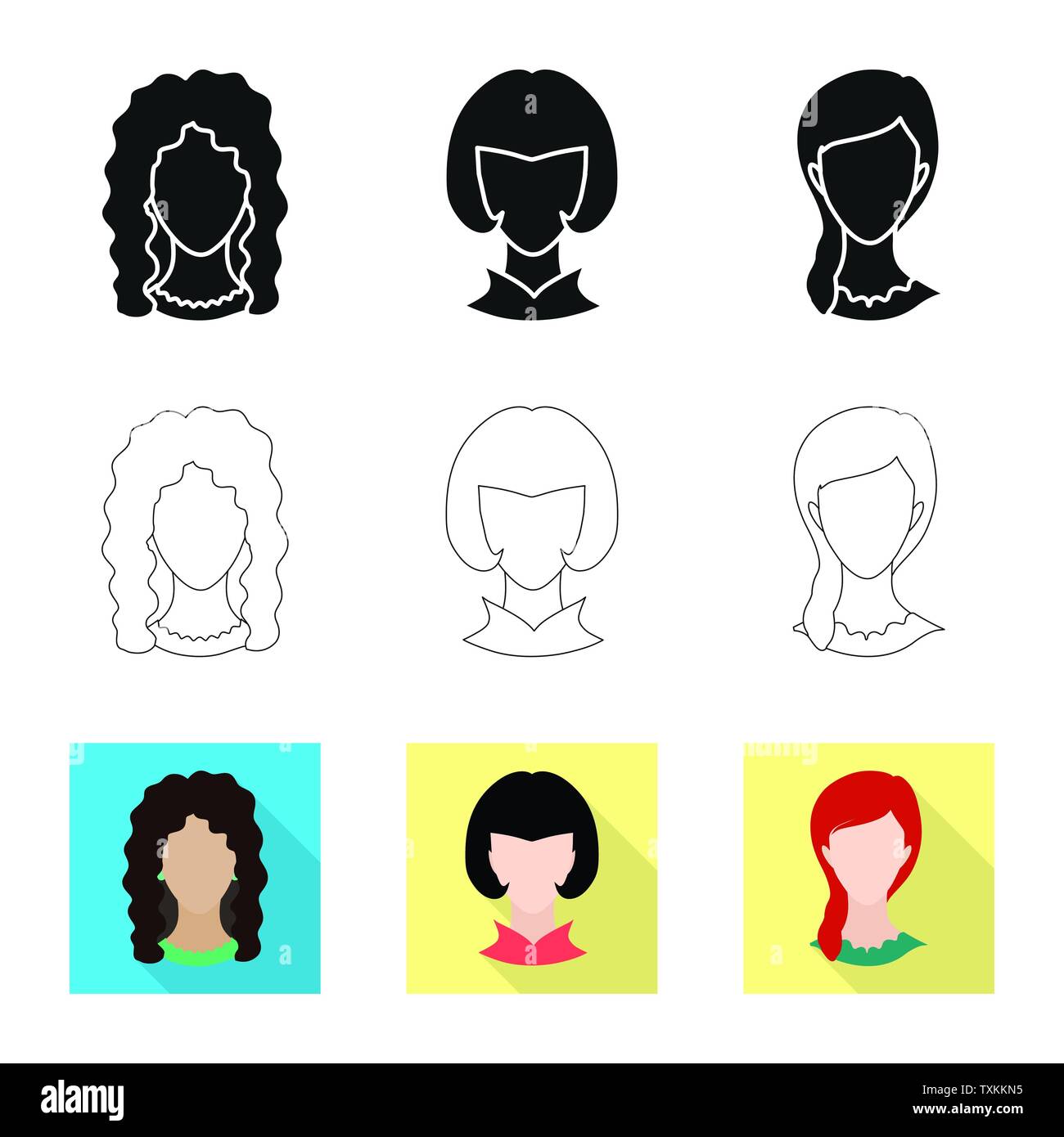 Vector illustration of professional and photo icon. Set of professional ...