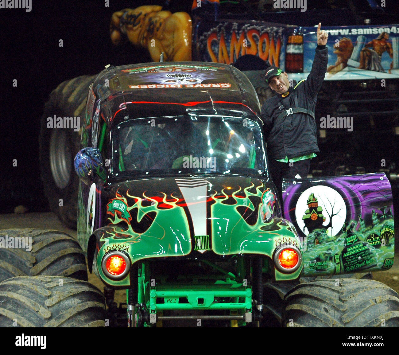 Grave digger, truck hires stock photography and images Alamy