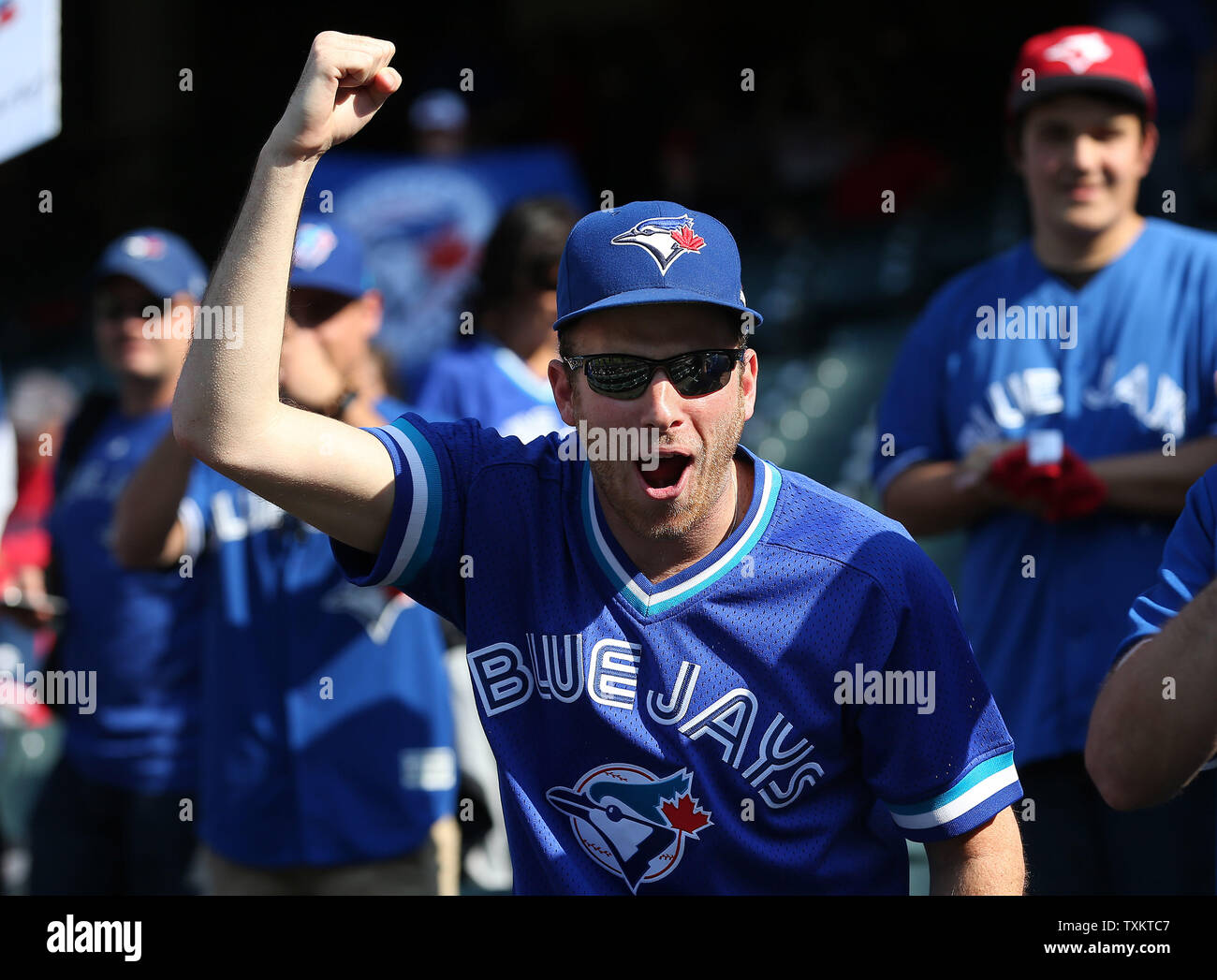 Toronto blue jays fan hires stock photography and images Alamy