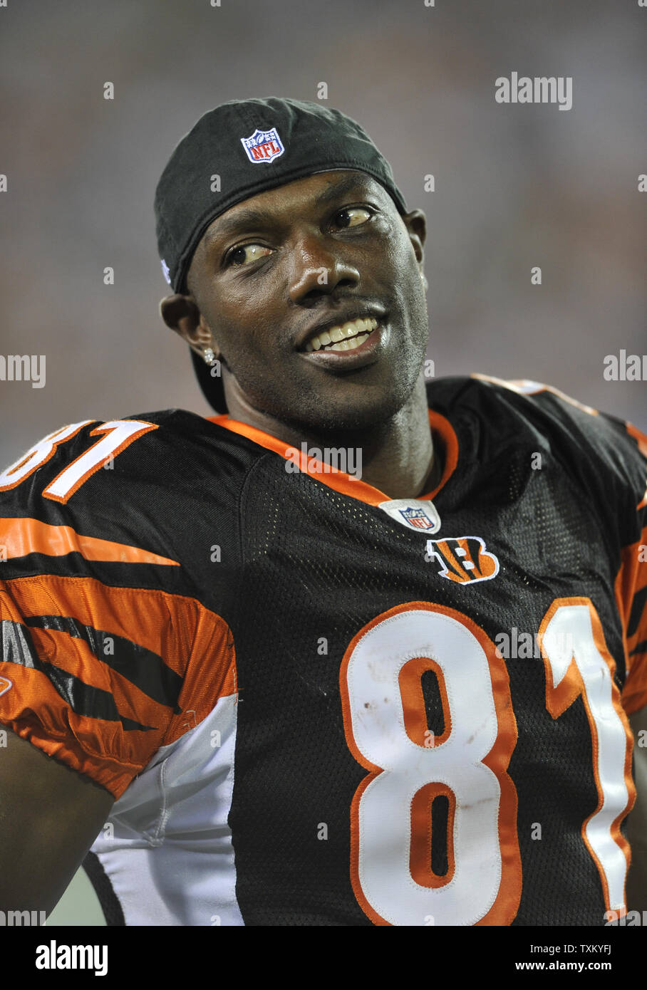 Cincinnati Bengals Receiver Terrell Owens During The Pro