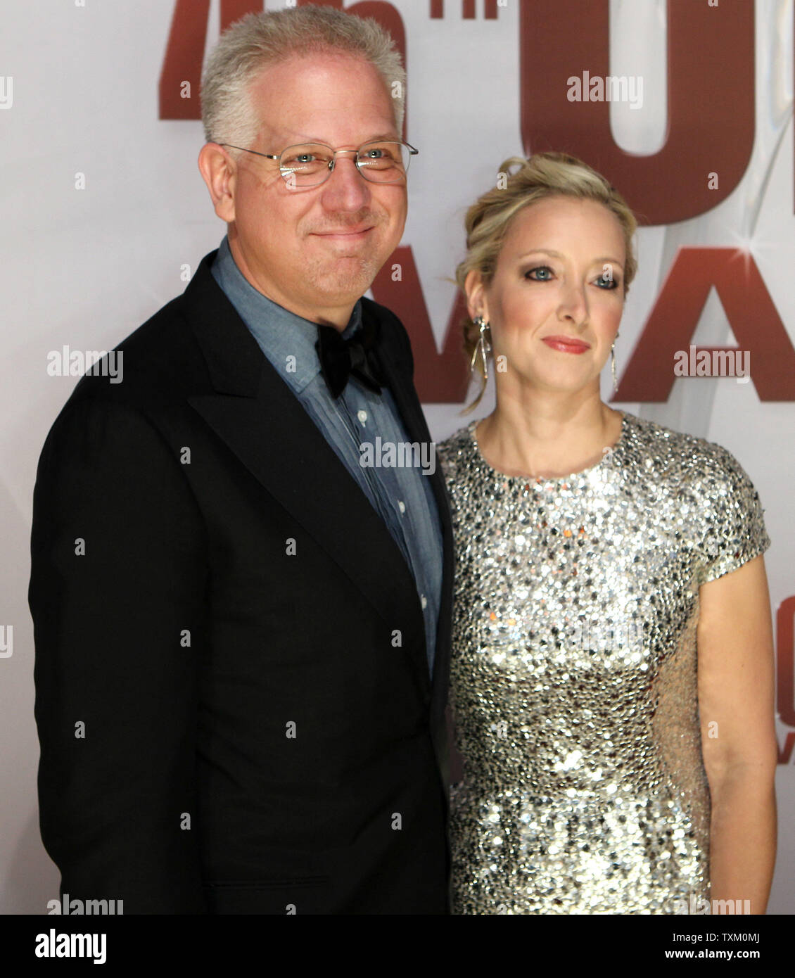 Glenn Beck and his wife Tania arrive on the red carpet at the 45th Annual Country Music Association Awards at the Bridgestone Arena in Nashville, Tennessee on November 9, 2011.  UPI/Terry Wyatt Stock Photo