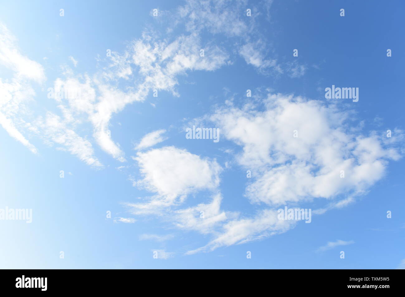 Blue Sky White Cloud Stock Photo