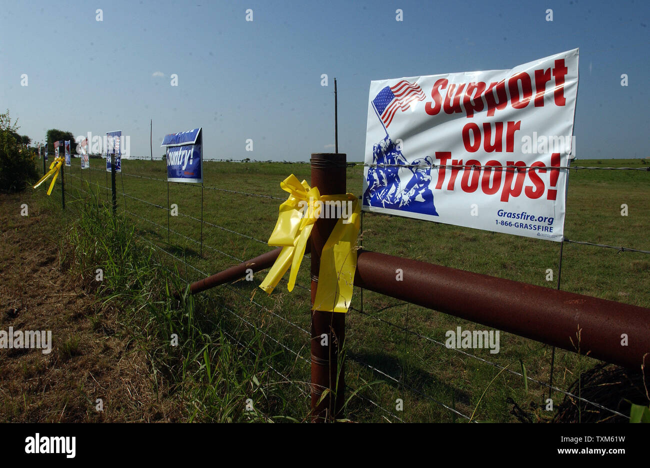 Signs Of Support For President Bush Continue To Pop Up Along Roads