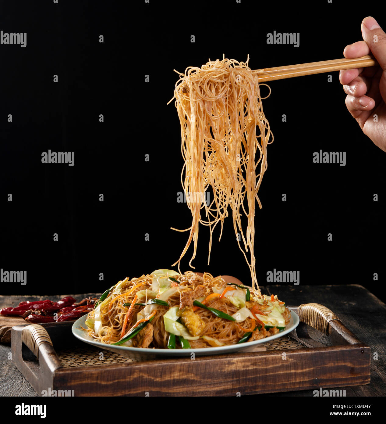 fried rice flour Stock Photo Alamy