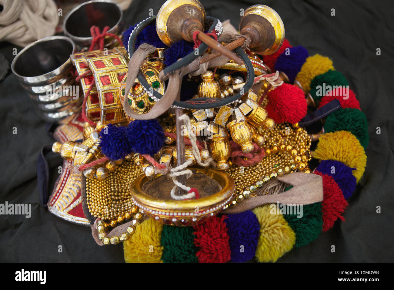 Kathakali accessories Stock Photo