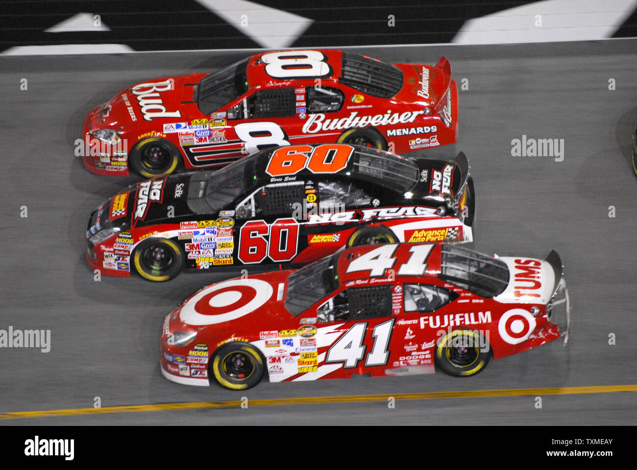 Dale Earnhardt Jr. (8), Boris Said (60) and Reed Sorenson