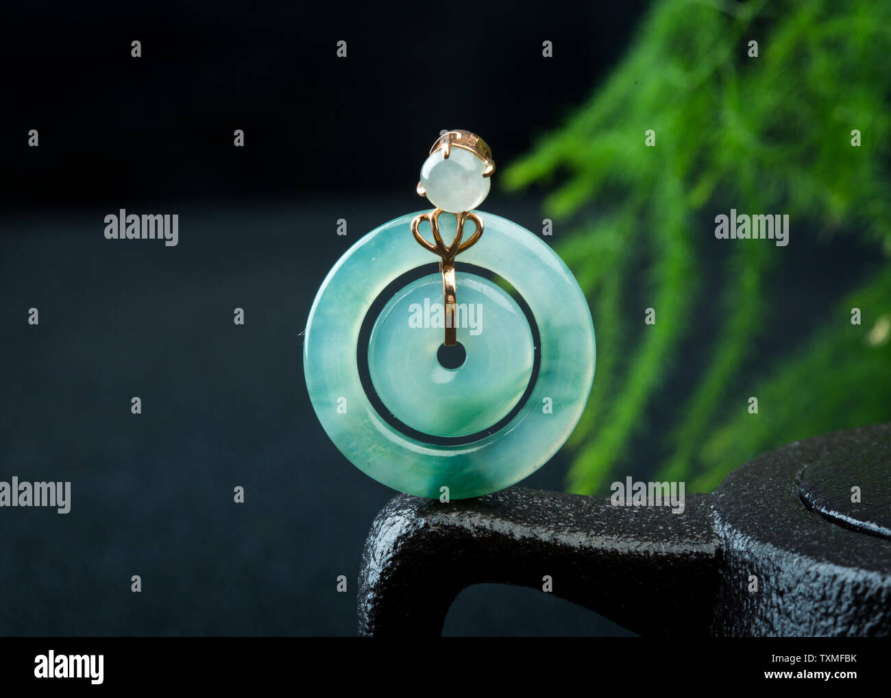 Jade safe buckle Stock Photo Alamy