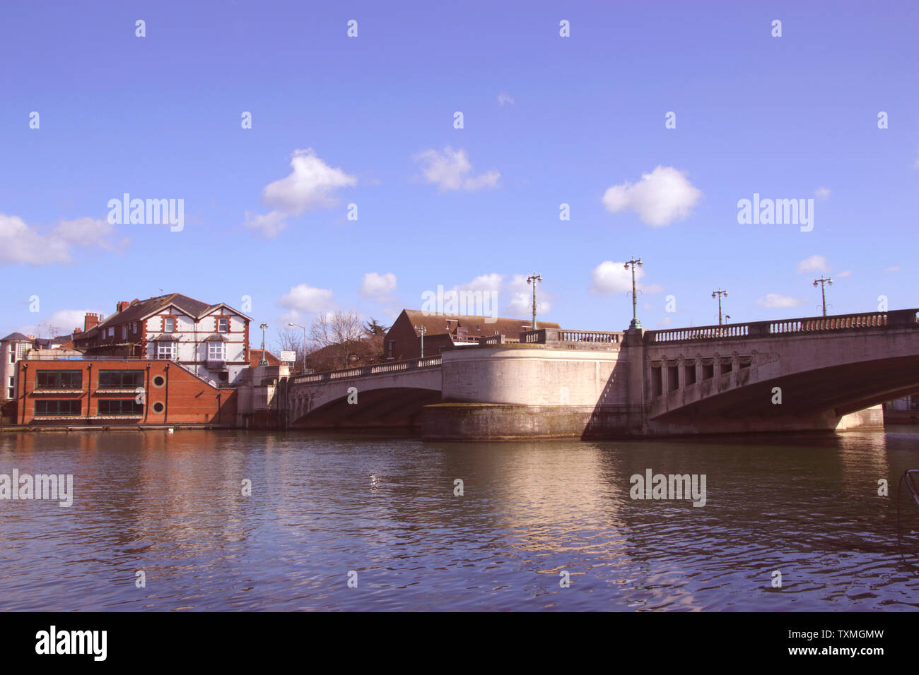 Caversham Bridge Reading Berkshire Stock Photo