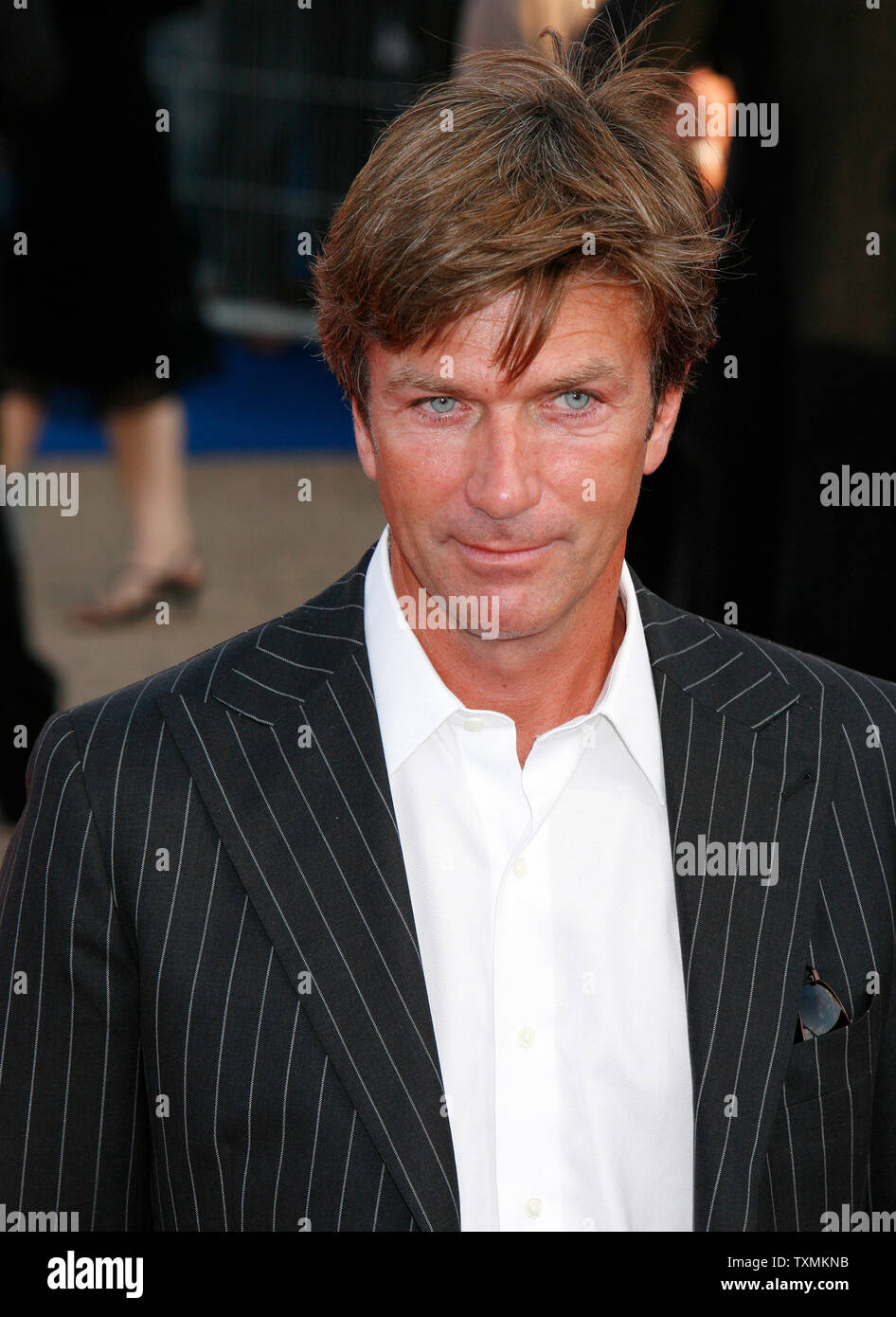 French actor Philippe Caroit arrives on the red carpet before a screening  of the film "The Bourne Ultimatum" at the 33rd American Film Festival of  Deauville in Deauville, France on September 1,
