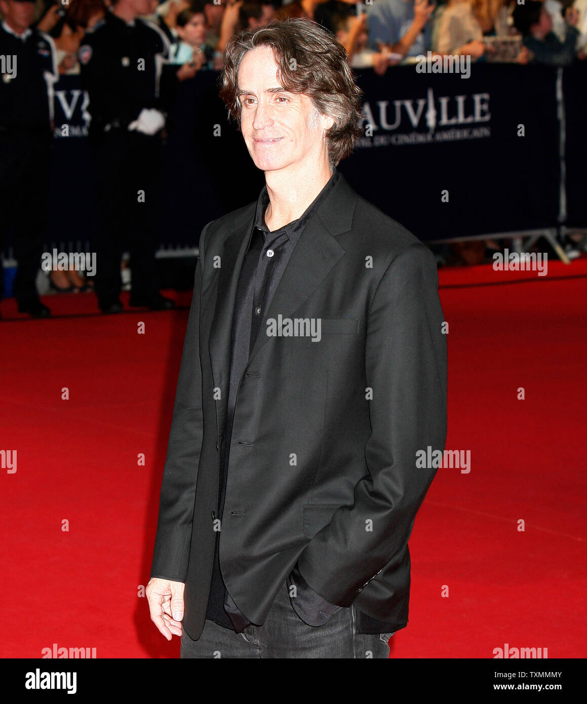 Director Jay Roach arrives on the red carpet before a screening of the HBO movie 'Recount' during the 34th American Film Festival of Deauville in Deauville, France on September 8, 2008.    (UPI Photo/David Silpa) Stock Photo