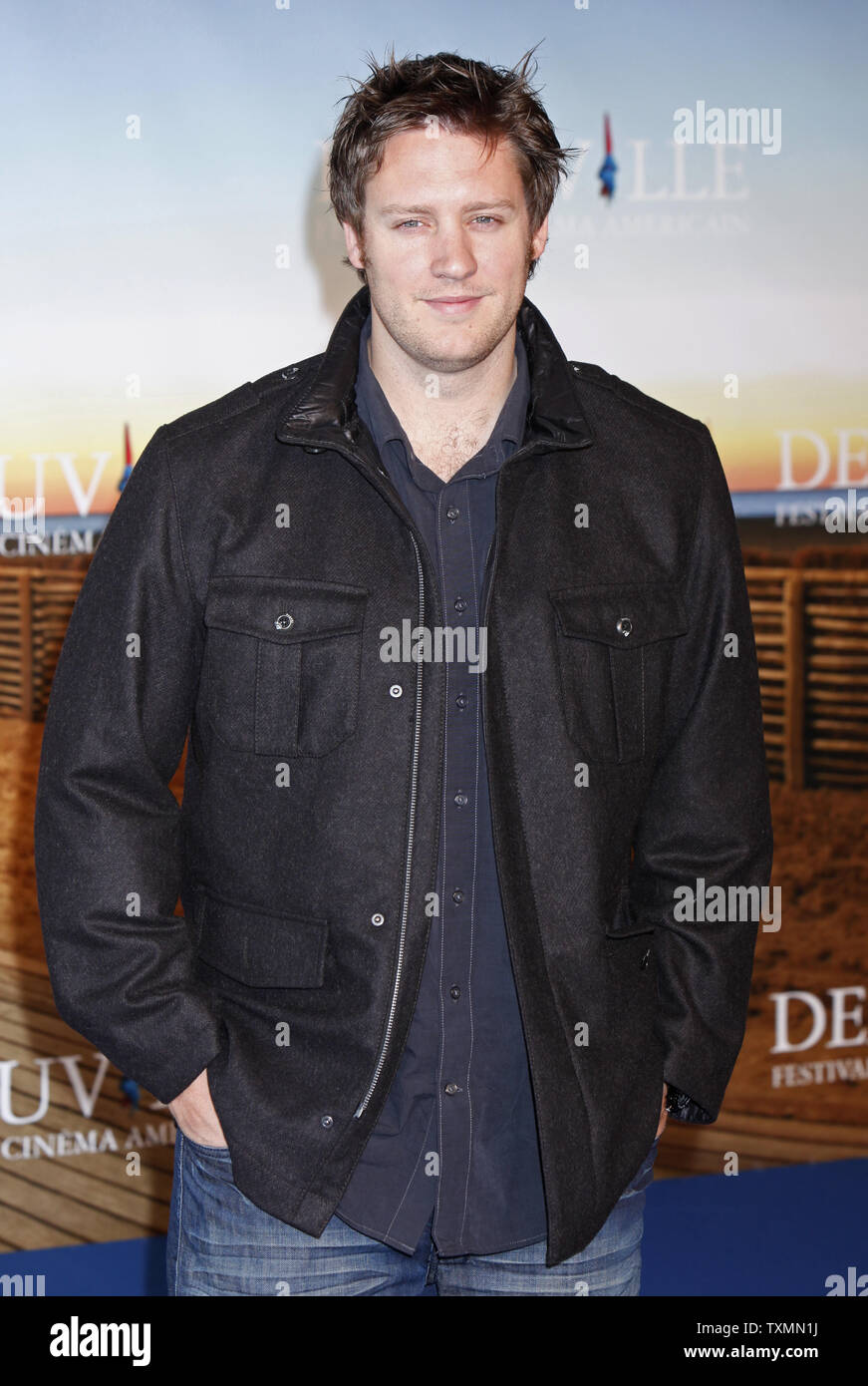 Director Neill Blomkamp arrives at a photocall for the film 'District 9' during the 35th American Film Festival of Deauville in Deauville, France on September 6, 2009.    UPI/David Silpa Stock Photo