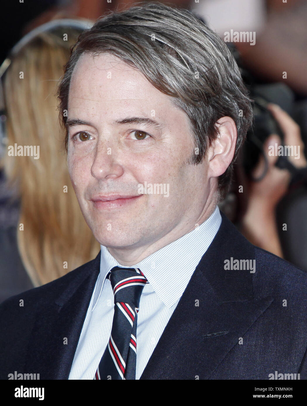 Actor Matthew Broderick arrives on the red carpet before a screening of