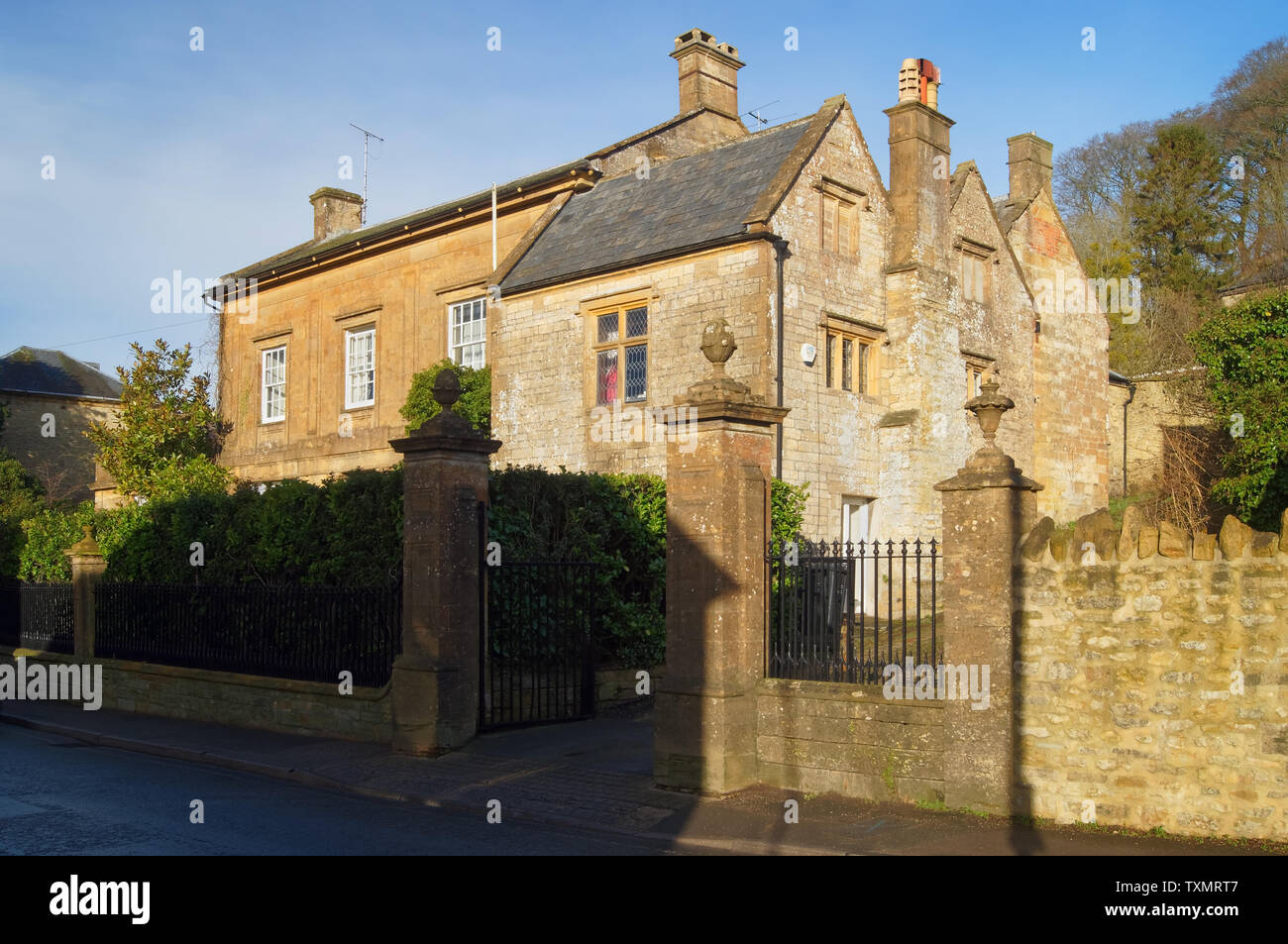 UK,Somerset,Crewkerne,East St,Merefield House Stock Photo