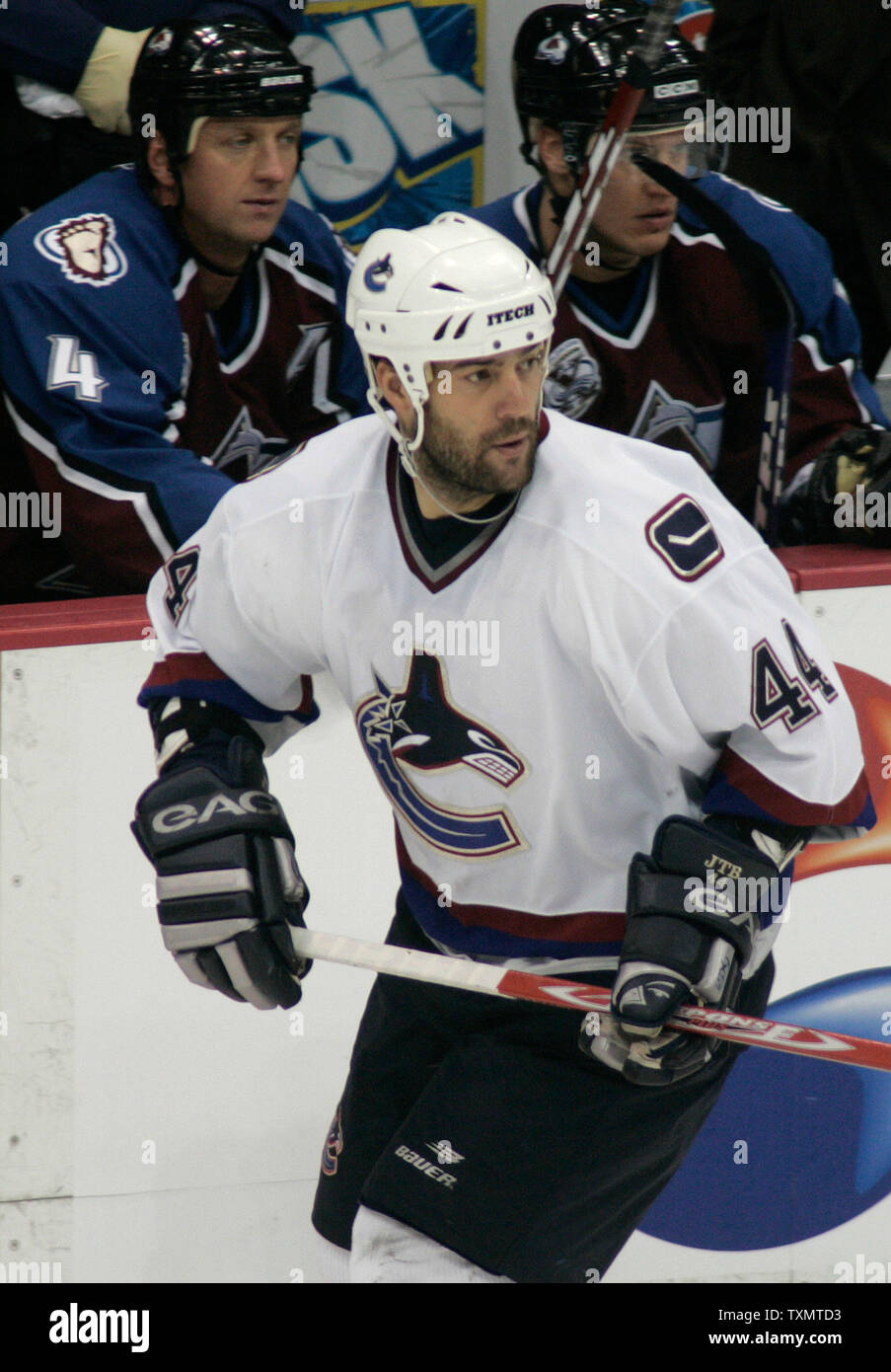 Closeup of Vancouver Canucks Todd Bertuzzi, Vancouver, CAN News Photo -  Getty Images