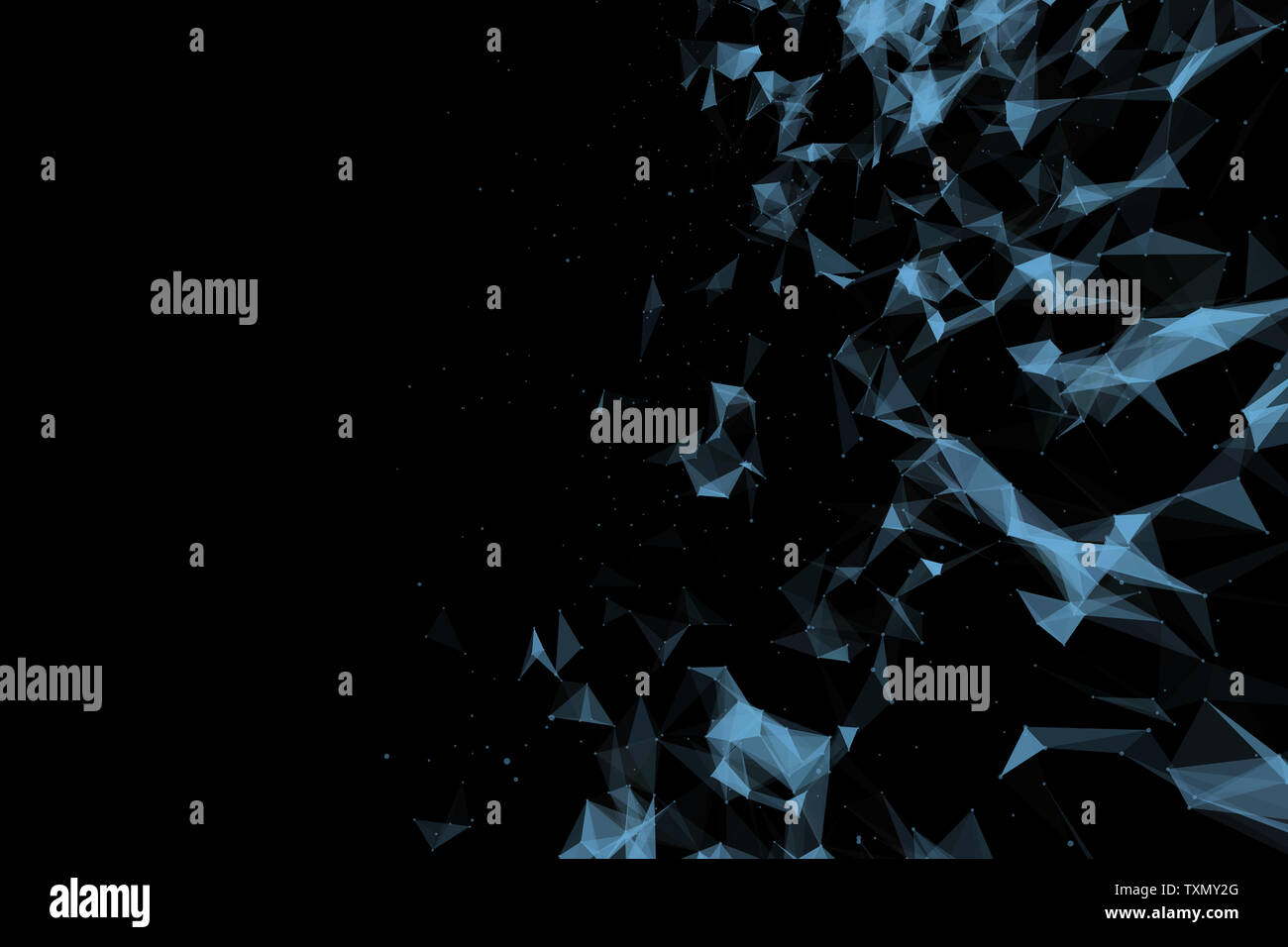 3d abstract low polygon background Stock Photo