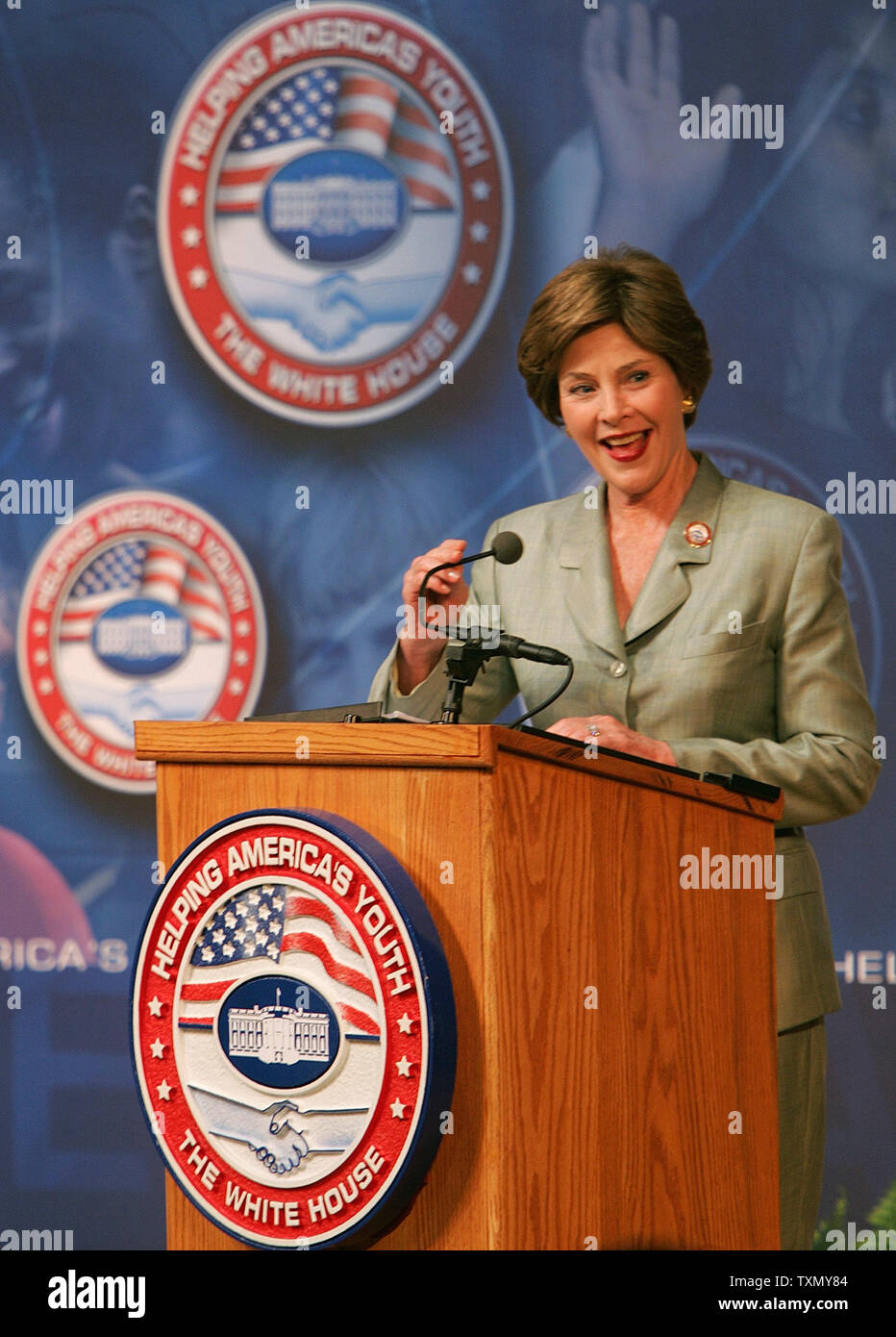 Conference August 4th Keynoted By >> First Lady Laura Bush Keynote Stock Photos First Lady Laura Bush Conference August 4th Keynoted By >> First Lady Laura Bush Keynote Stock Photos First Lady Laura Bush