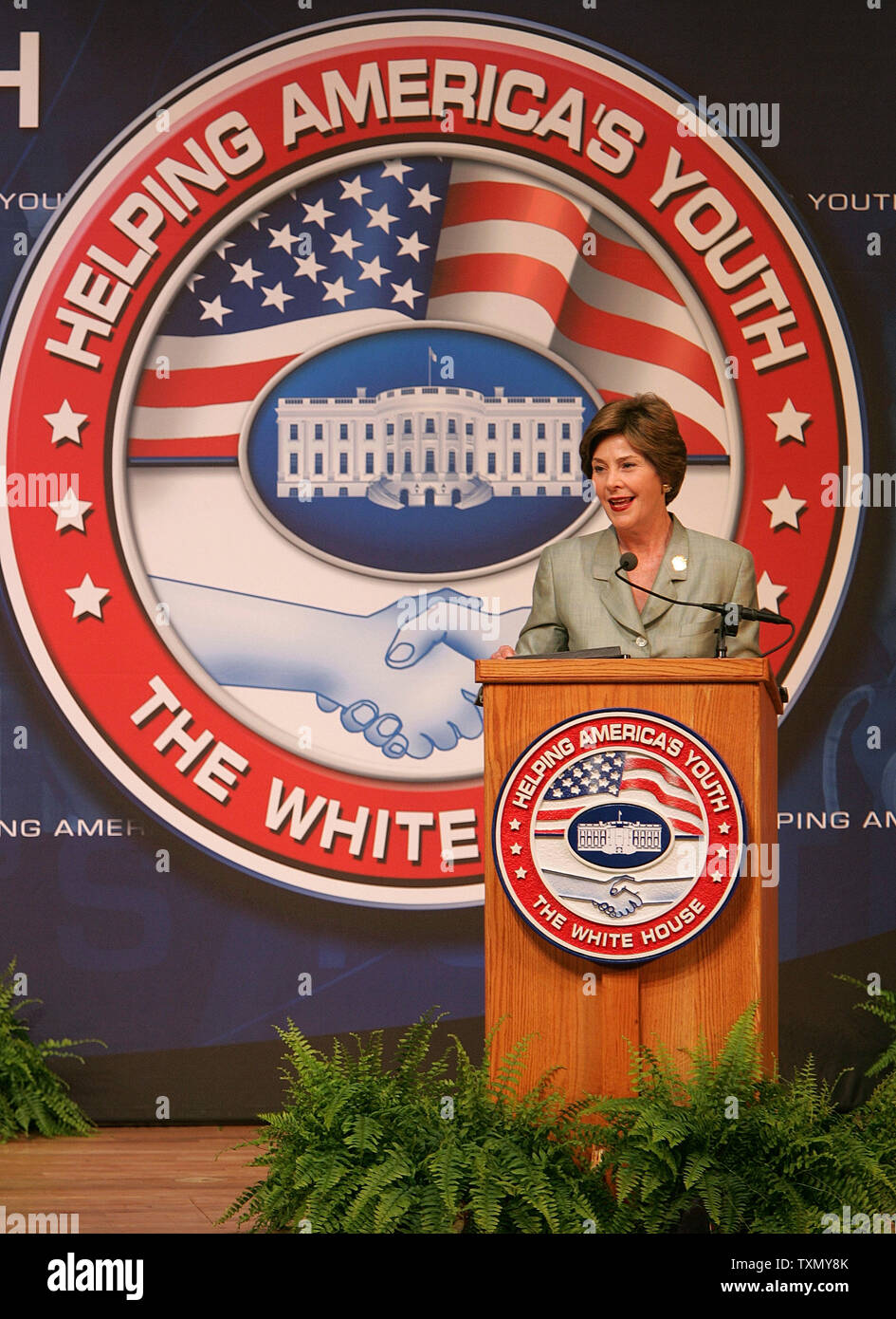 Conference August 4th Keynoted By >> First Lady Laura Bush Keynote Stock Photos First Lady Laura Bush Conference August 4th Keynoted By >> First Lady Laura Bush Keynote Stock Photos First Lady Laura Bush