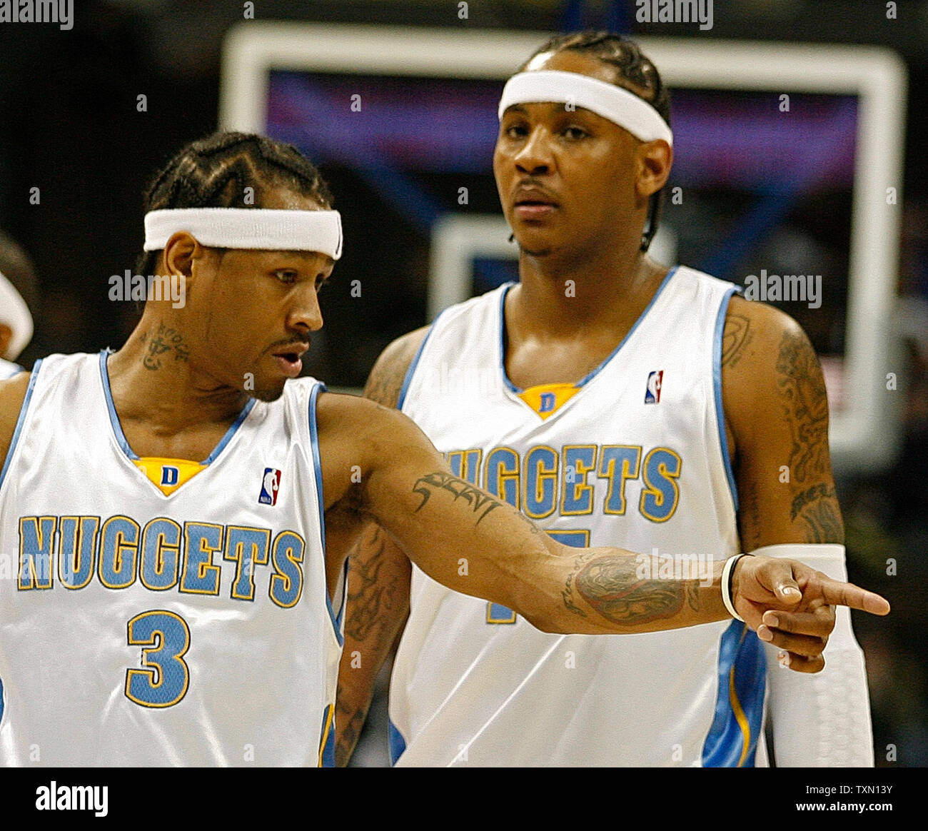 allen iverson carmelo anthony nuggets