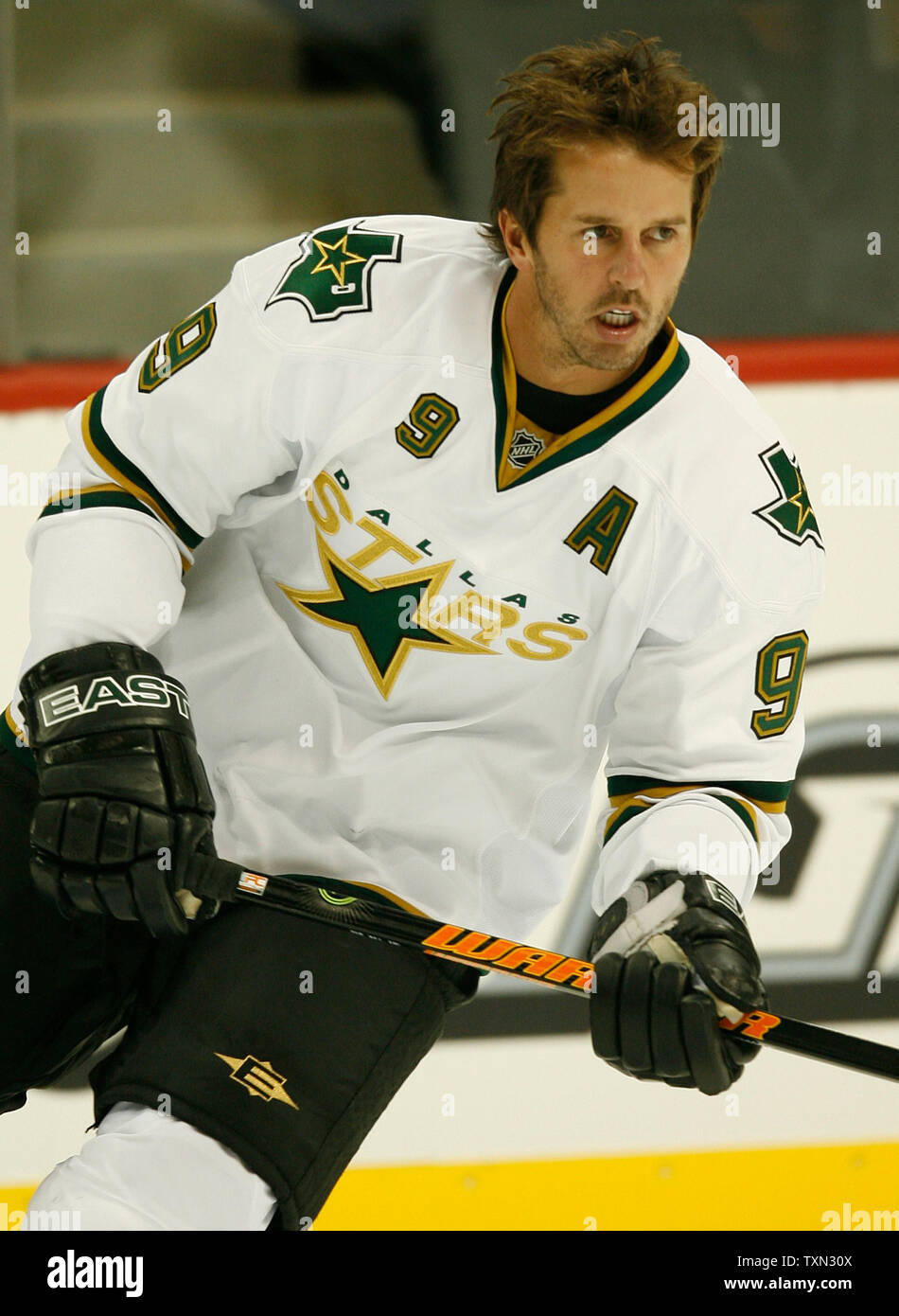 Mike Modano of the Dallas Stars skates during a hockey game against