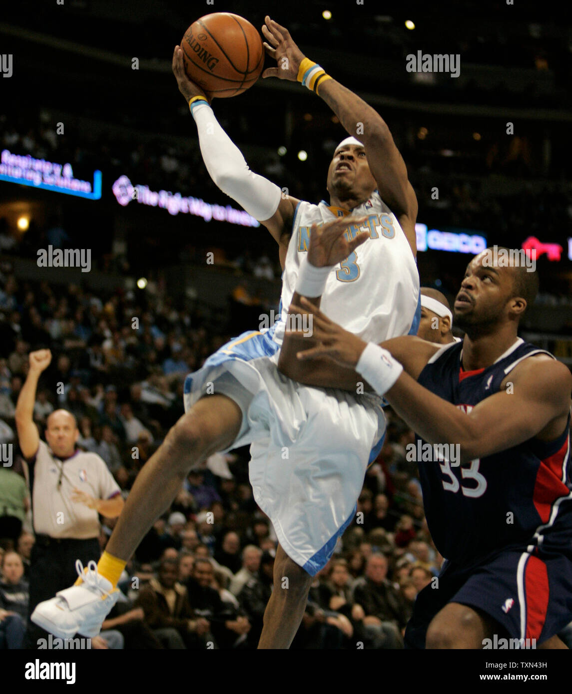 Allen iverson nuggets hi-res stock photography and images - Alamy