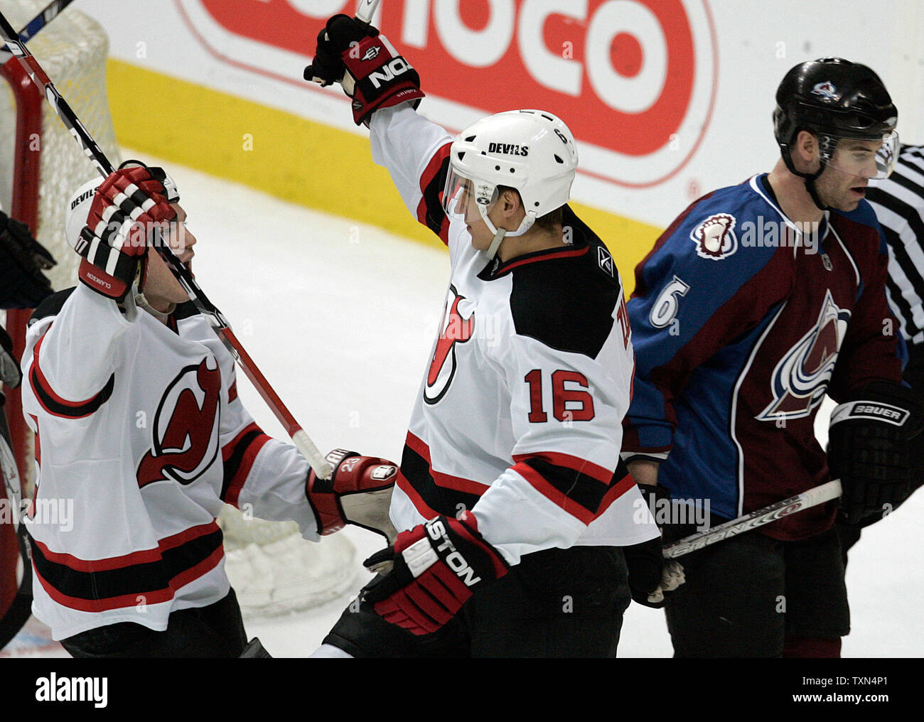 New devils center david clarkson hi-res stock photography and images - Alamy