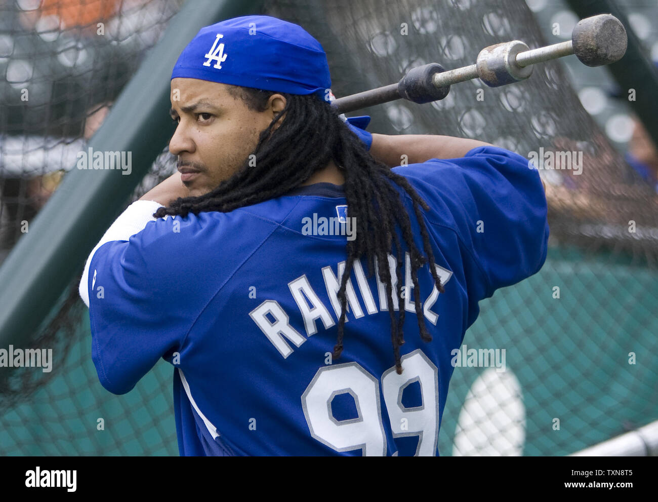 Manny ramirez batting hi-res stock photography and images - Alamy