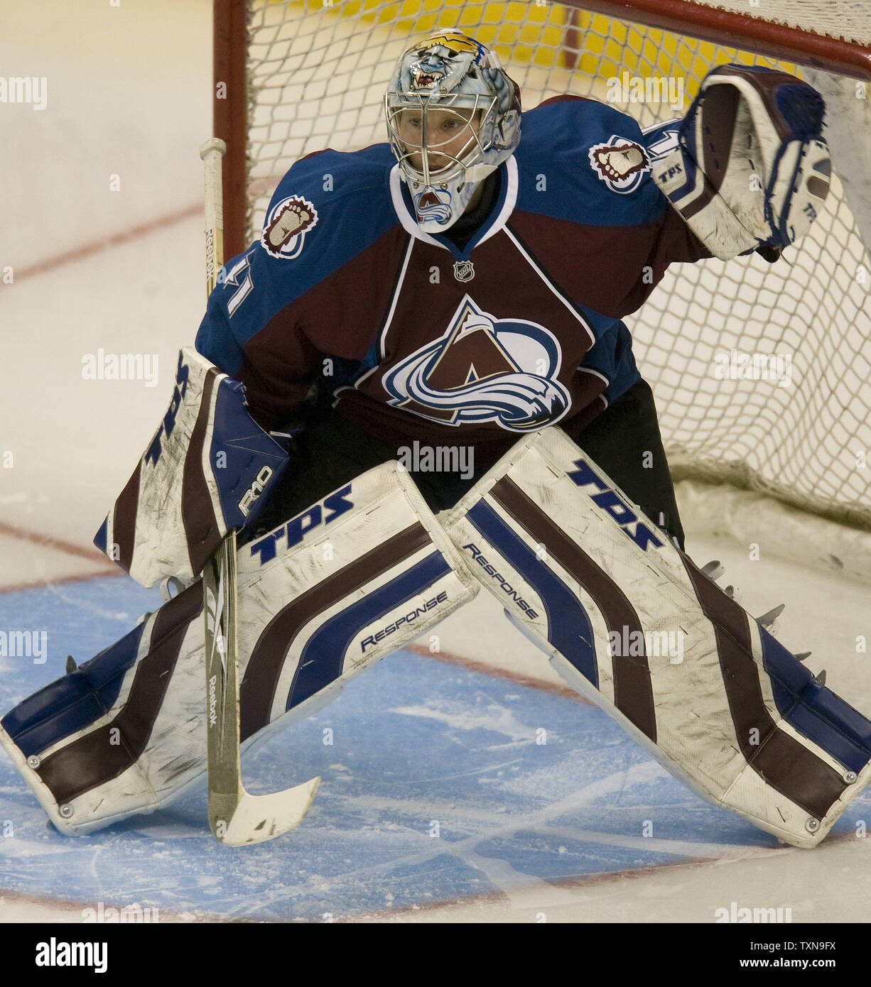 Colorado avalanche denver jersey hi-res stock photography and images - Alamy