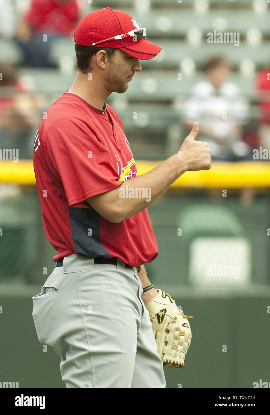 Adam Wainwright St. Louis Cardinals Autographed 8 x 10 Pitching Photograph