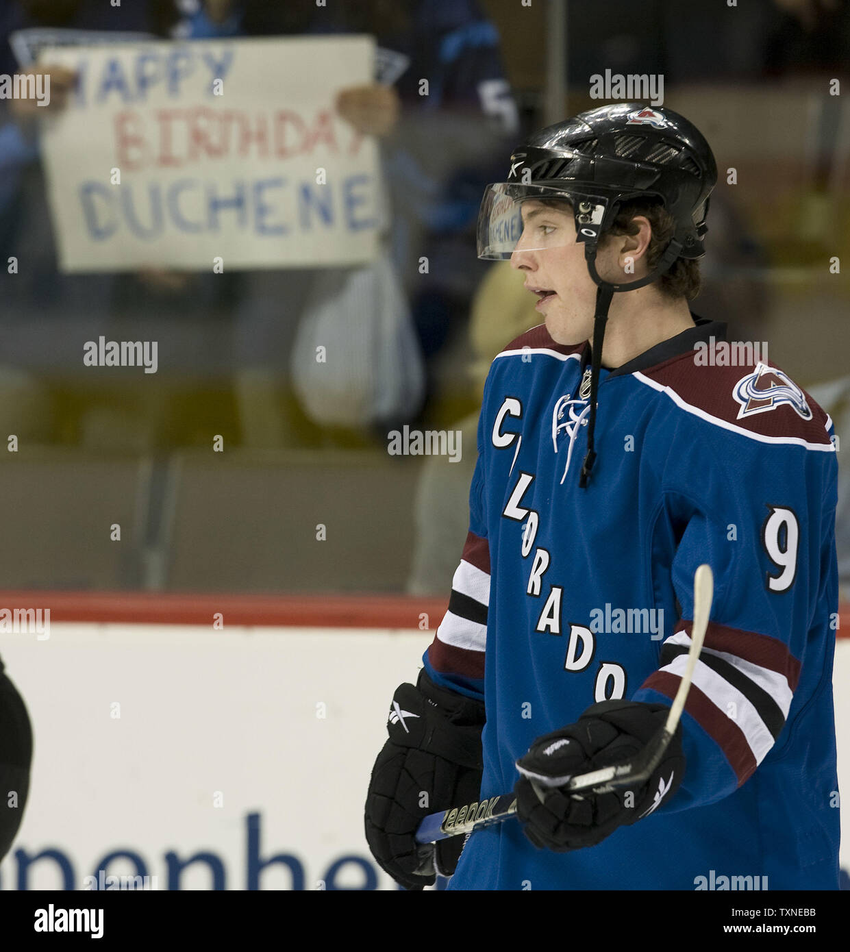 Colorado avalanche denver jersey hi-res stock photography and images - Alamy