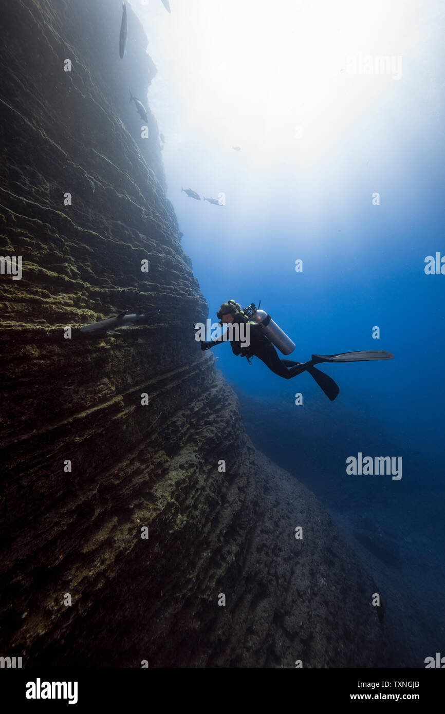 Female diver hi-res stock photography and images - Alamy