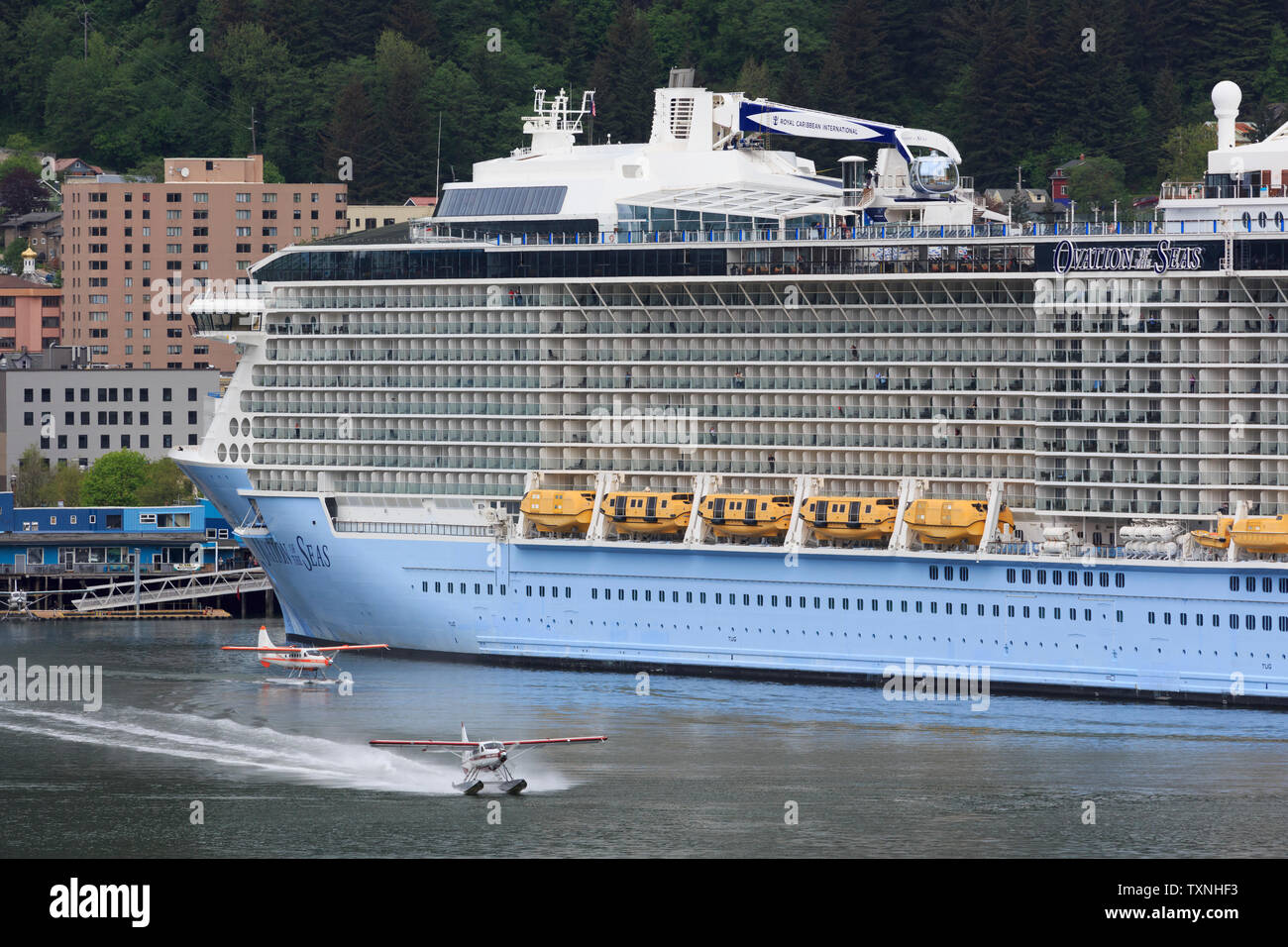 Cruise Ship, Juneau, Alaska, USA Stock Photo Alamy