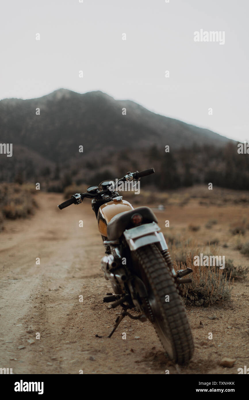 Motorbike, Kennedy Meadows, California, US Stock Photo
