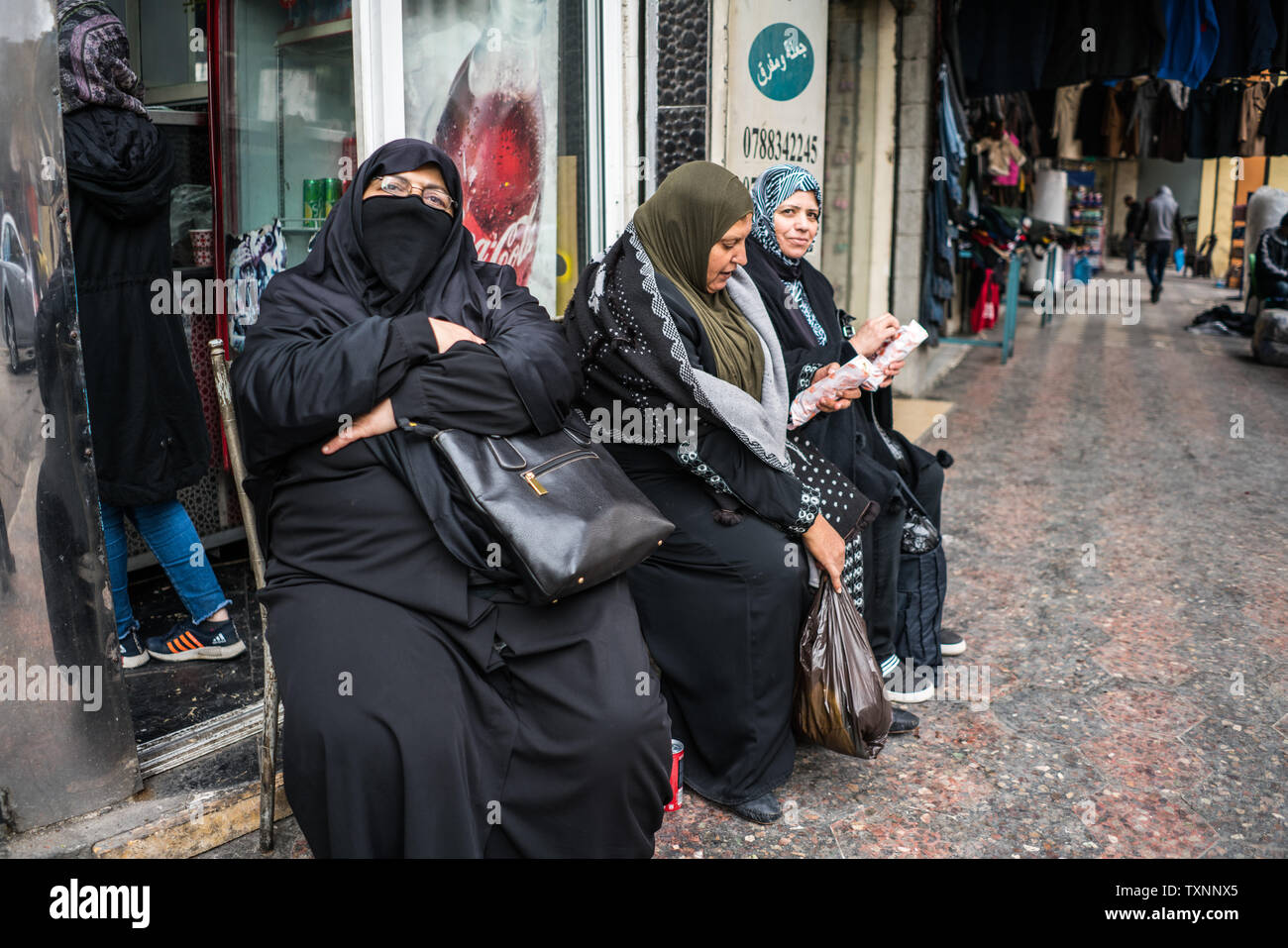 Local people,in the street of the Amman, Jordan Stock Photo - Alamy