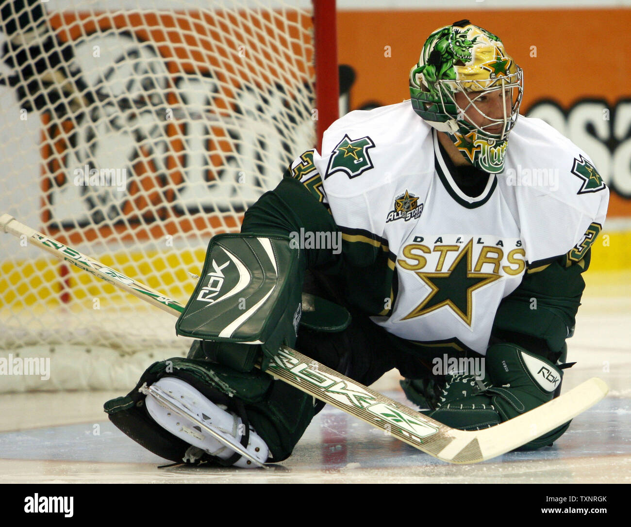 Marty Turco Golden Star Dallas Stars Poster - Costacos 2003