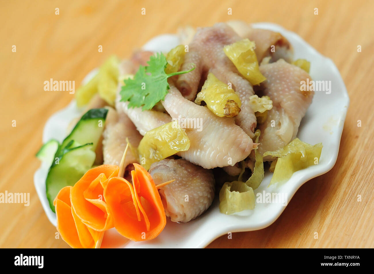 Pickle chicken legs Stock Photo Alamy
