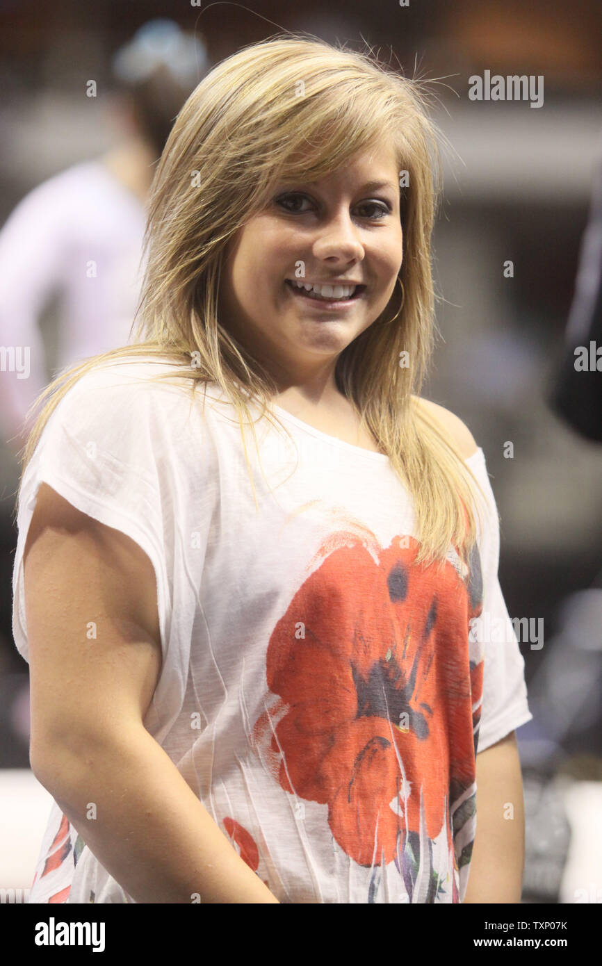 Olympic gold medal winner Shawn Johnson makes an appearance during the