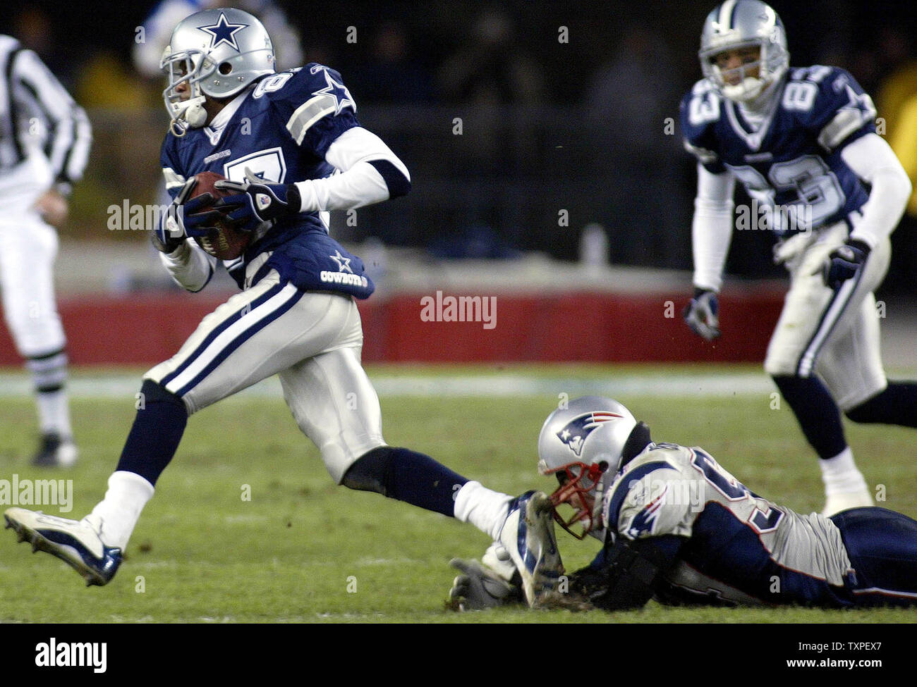 Wide receiver Zuriel Smith, of the Dallas Cowboys, breaks free from a