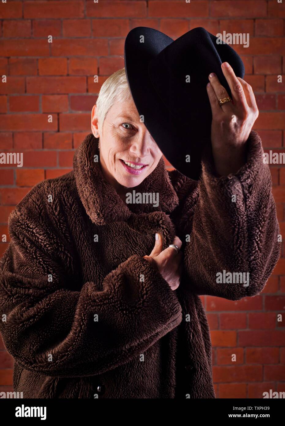 Annie Lennox opens exhibition the 'House of Annie Lennox'  Scottish National Portrait Gallery, Edinburgh, Scotland   Picture Copyright Chris Watt Stock Photo